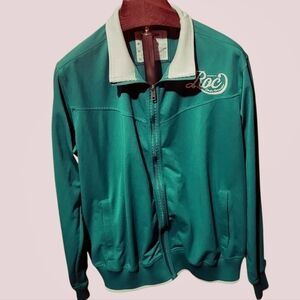 Vintage Y2K Rocawear Denim Company Men's Full Zip Green Jacket Size 2XL